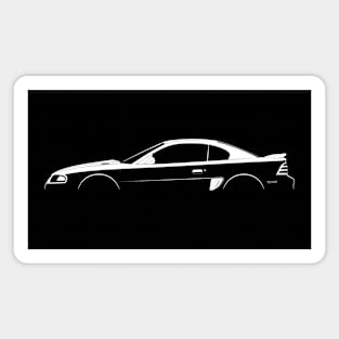 Ford Mustang GT (1993) Silhouette Magnet